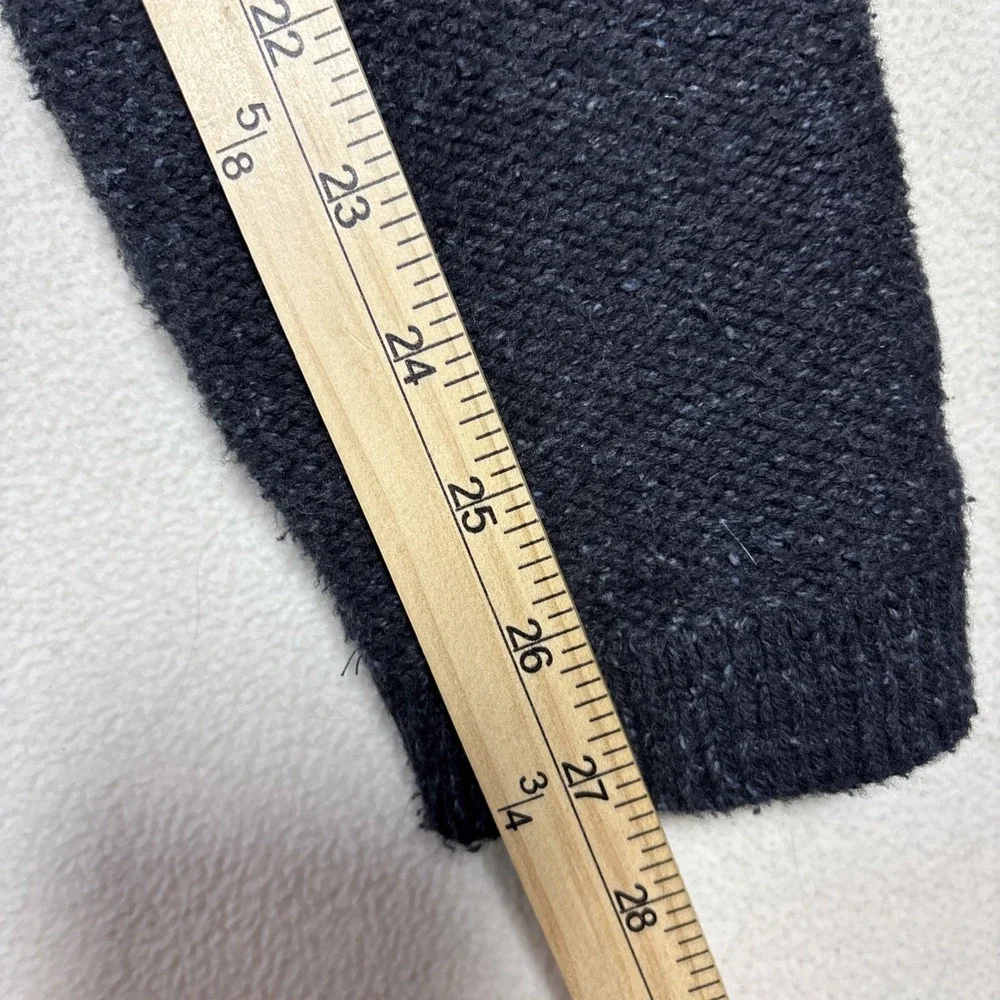 CARBON 2 COBALT CABLE KNIT FULL ZIP‎ CARDIGAN SWEATER DARK GRAYMENS XL